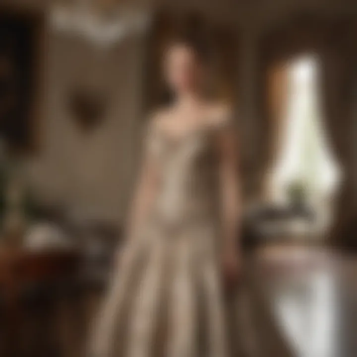 Luxurious Caroline Nap Dress in Interior Setting