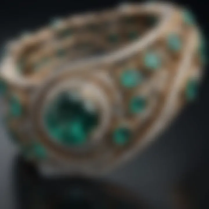 Luxurious Emerald Bracelet