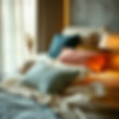 Diverse Fabrics for Luxury Bedding Variety of luxurious fabrics used in bedding