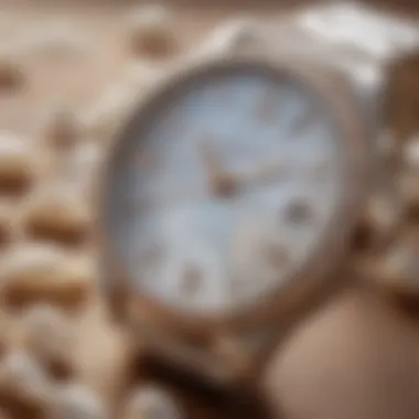 Elegant Watch with Mother of Pearl Dial