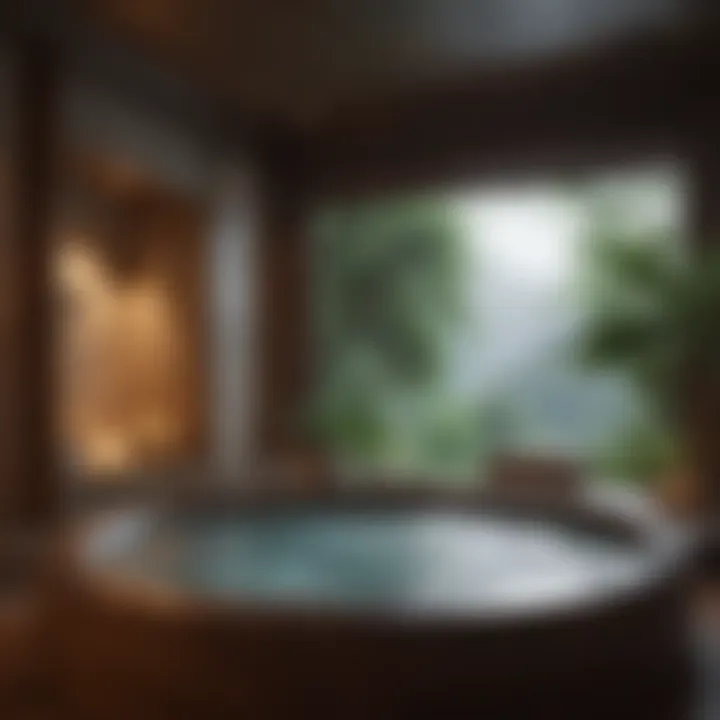 Opulent Spa Retreat Setting