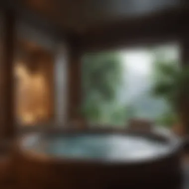 Tranquil Spa Escape Opulent Spa Retreat Setting