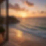 Elegant Oceanfront Suite at Sunset