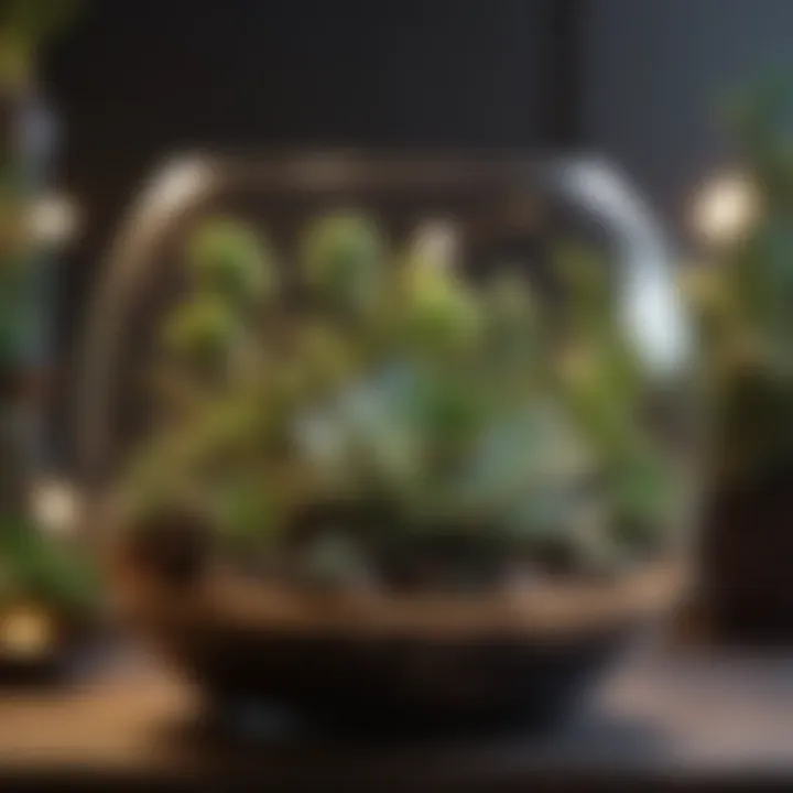 Luxurious Succulent Terrarium