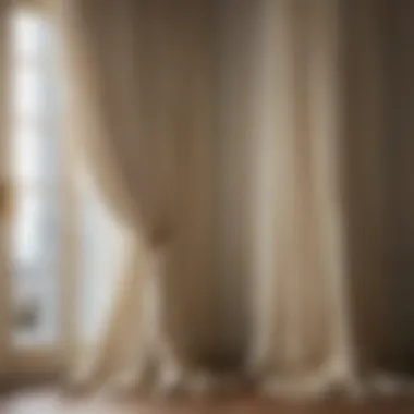Soft Ivory Silk Drapes Luxurious Silk Drapes in Soft Ivory Shade