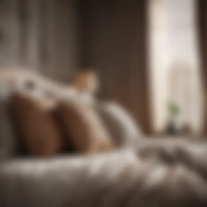 Luxurious Textile Selection for Small Bedroom Decor