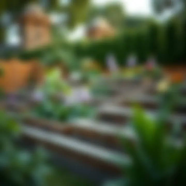 Elegant Tiered Raised Garden Bed Luxurious tiered raised garden layout