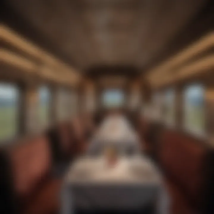 Fine Dining Experience on First Class Train