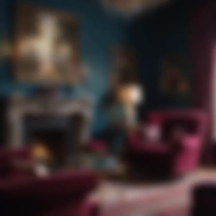 Luxurious Velvet Furniture in Rich Jewel Tones