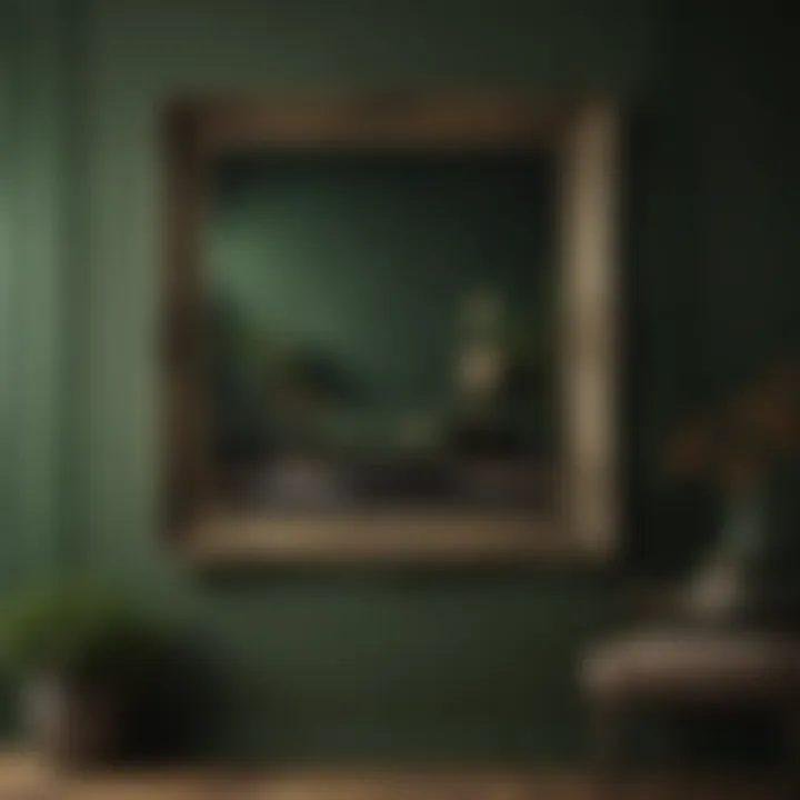 Luxurious Velvet Green Wall Paint