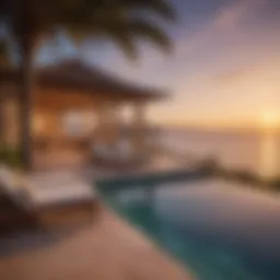 Luxurious Villa Accommodation at Sunset
