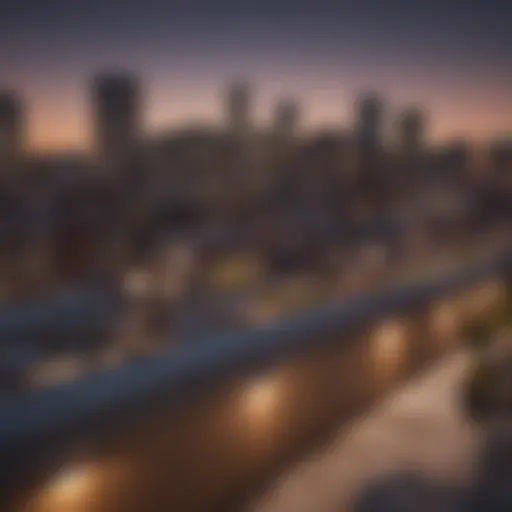 Elegant Rooftop View of Boston Skyline