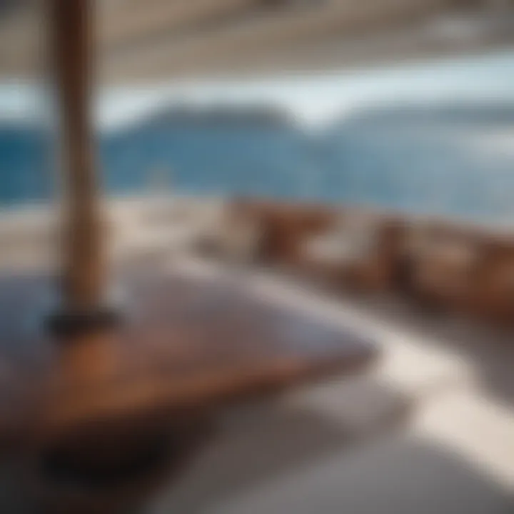 Luxurious yacht sailing on crystal blue waters