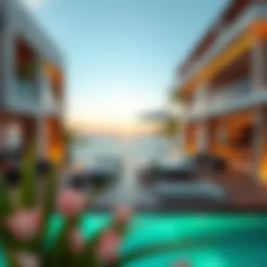 Opulent Interiors: Luxurious Beach House Living Lavishly designed interior of a beach house