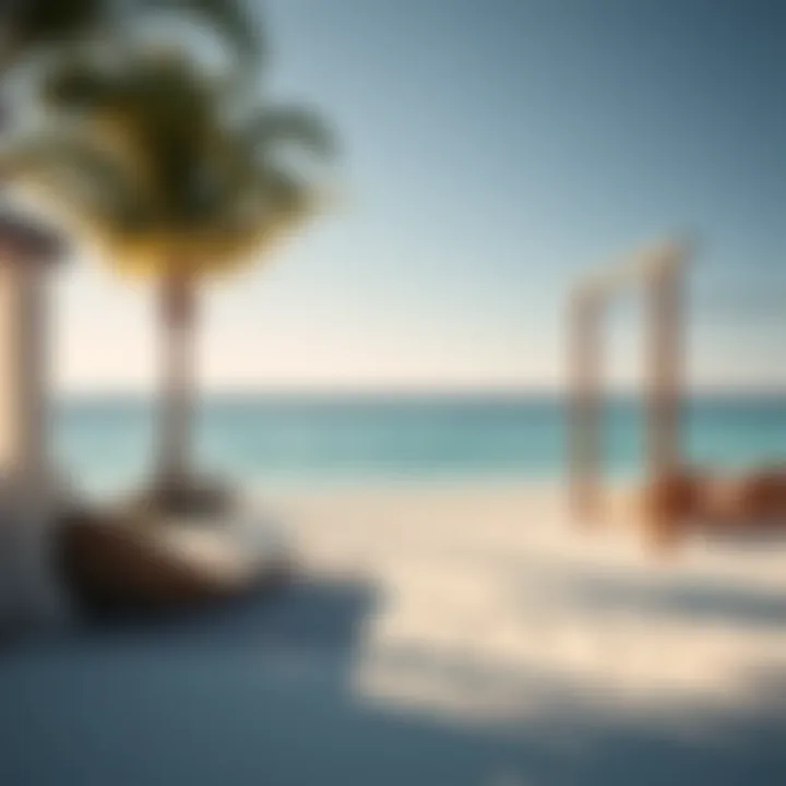 Secluded Serenity: Private Beachfront Retreat Private beach area with elegant sun loungers