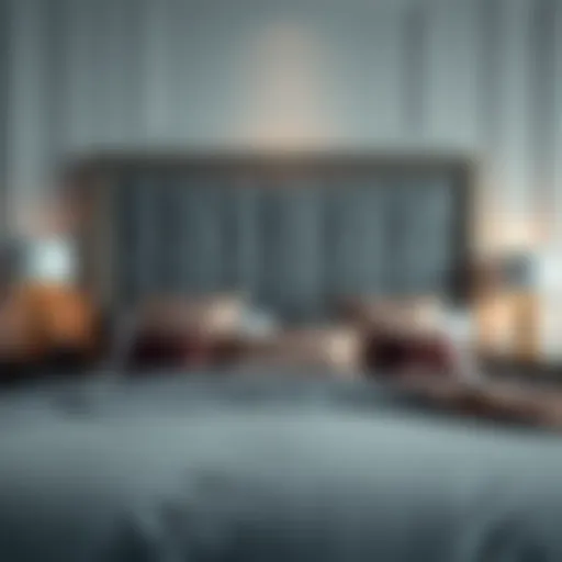 Elegant Luxury Bedding Design Luxurious bedding arrangement showcasing elegant design