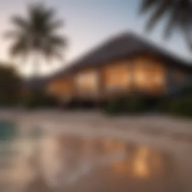 Exclusive Beachfront Bungalow at Sunset