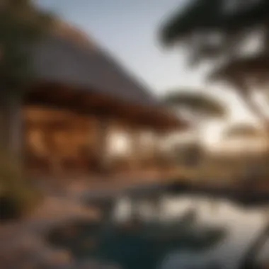 African Wilderness Retreat Luxury Safari Lodge in South Africa surrounded by wildlife