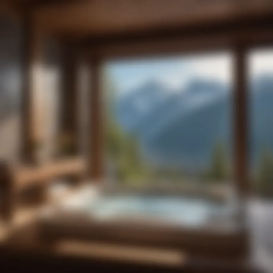 Luxurious Spa Suite with Panoramic Mountain Views