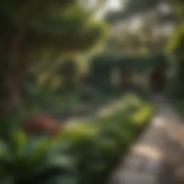 Enchanting Views of Lush Gardens from Estate Residence Majestic Estate Residence Overlooking Lush Gardens