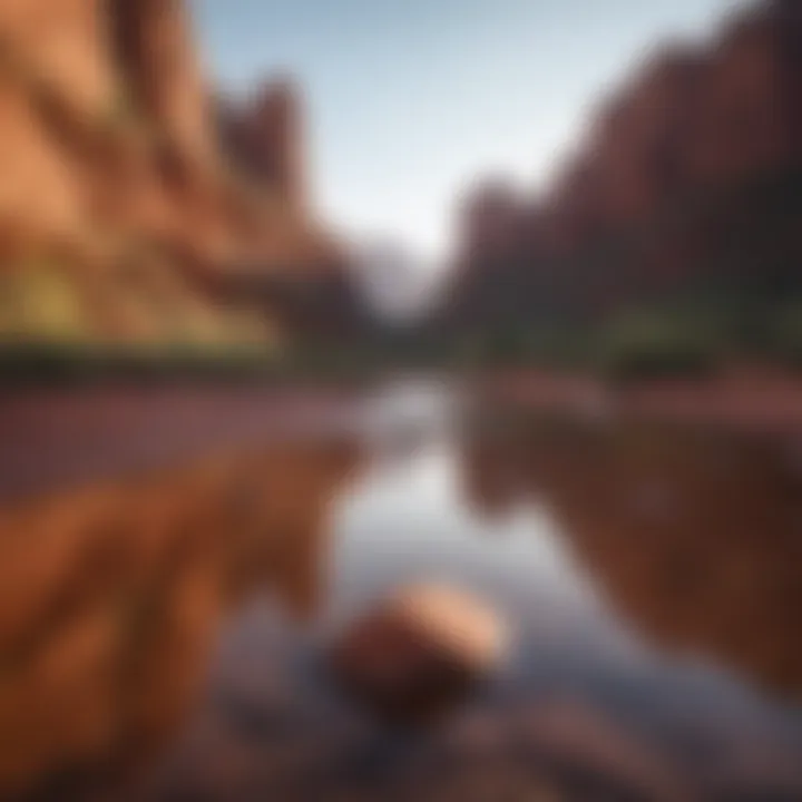 Majestic red rock formations in Sedona