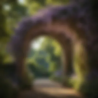 Majestic Wisteria Archway