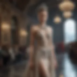 Fashion runway in Milan