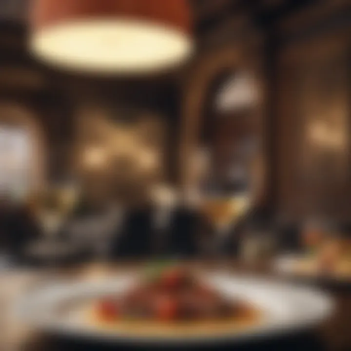 Milanese fine dining experience
