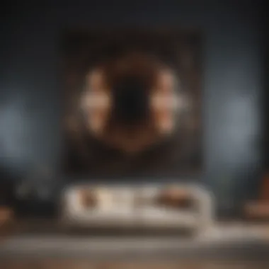 Geometric Elegance in Modern Design Minimalist Geometric Wall Decor Elevating Sophistication