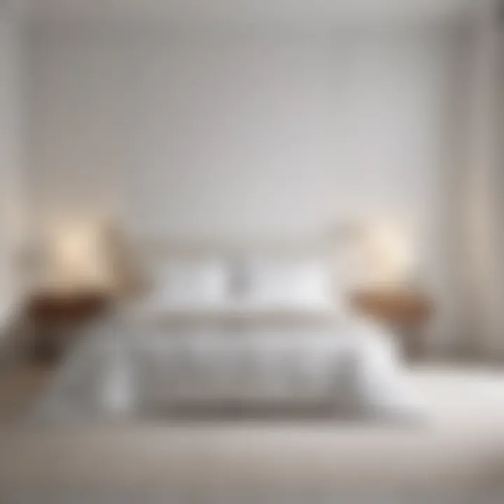 Minimalist White Bedroom with Soft Textures