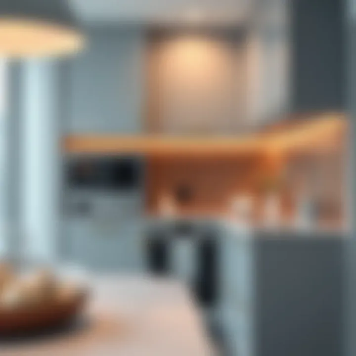 Seamless Integration of Modern Appliances Integration of modern appliances in a beautifully designed compact kitchen.