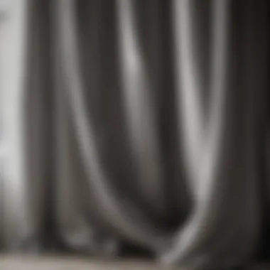 Monochrome Geometric Drapes Modern Geometric Patterned Drapes in Monochrome Palette