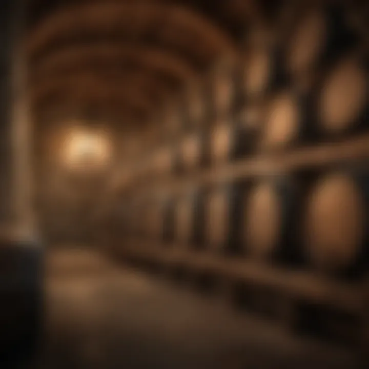 Oak Barrels Cellar