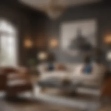 Sophisticated Living Room Decor Elegant living room adorned with stylish decor