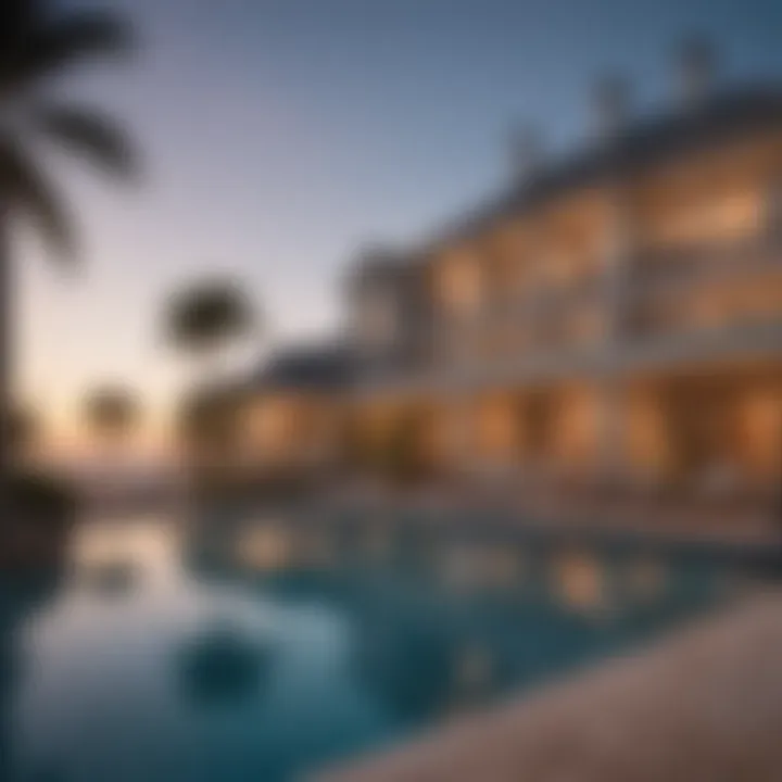 Luxurious Pool Area of OBX Mansion