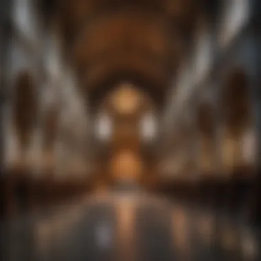 Ornate interior of a historic church