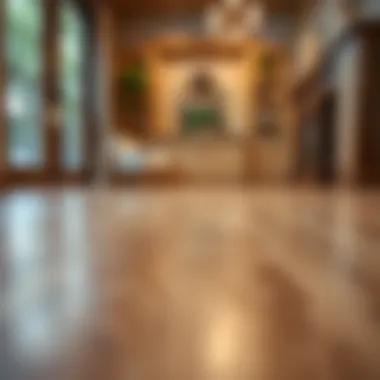 Preserving the Natural Beauty of Hardwood Floors A close-up of pristine hardwood floor showcasing its beauty