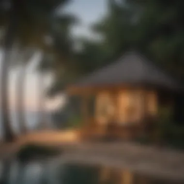Secluded Coastal Oasis Private Beach Cabana Escape