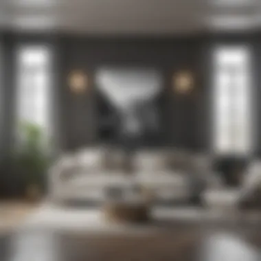 Chic Monochromatic Palette for Modern Living Rooms Modern living room featuring a monochromatic color scheme