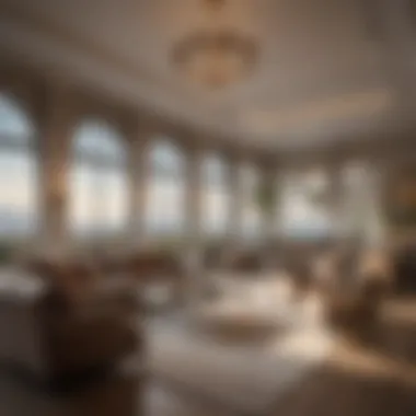 The Essence of Luxury Living Luxurious living room with elegant decor and stunning views