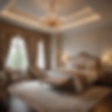A Sanctuary of Comfort and Style Opulent bedroom featuring high-end furnishings and serene ambiance