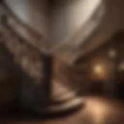 Sculpted Elegance in Traditional Staircases