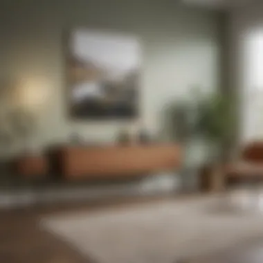 Showcasing Eco-Friendly Paint Choices for Living Spaces Eco-Friendly Paint Options Display