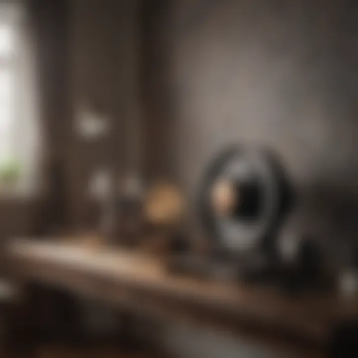 Visual representation of wallpaper application techniques