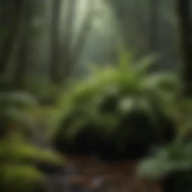 Serene Mossy Fern Oasis Mossy Fern Oasis