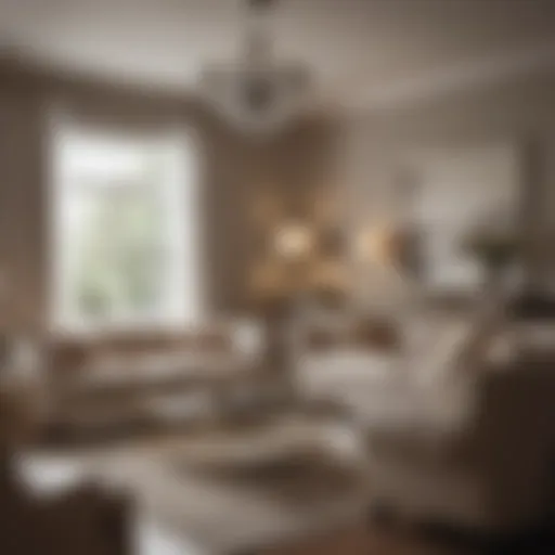 Sophisticated living room with neutral tones