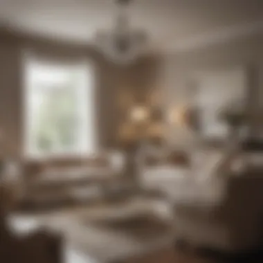 Neutral Elegance in Living Room Design Sophisticated living room with neutral tones