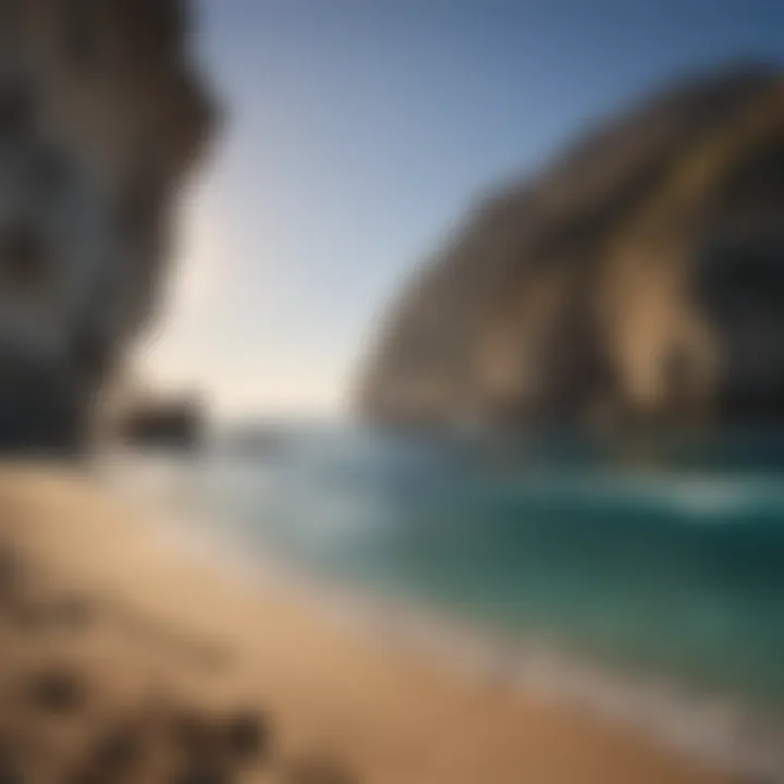 Cliffside view of Shipwreck Beach
