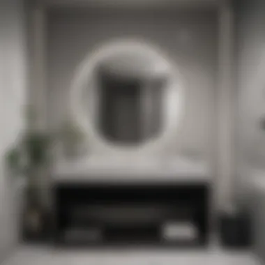 Timeless Monochrome Chic Sleek Monochrome Wall Design