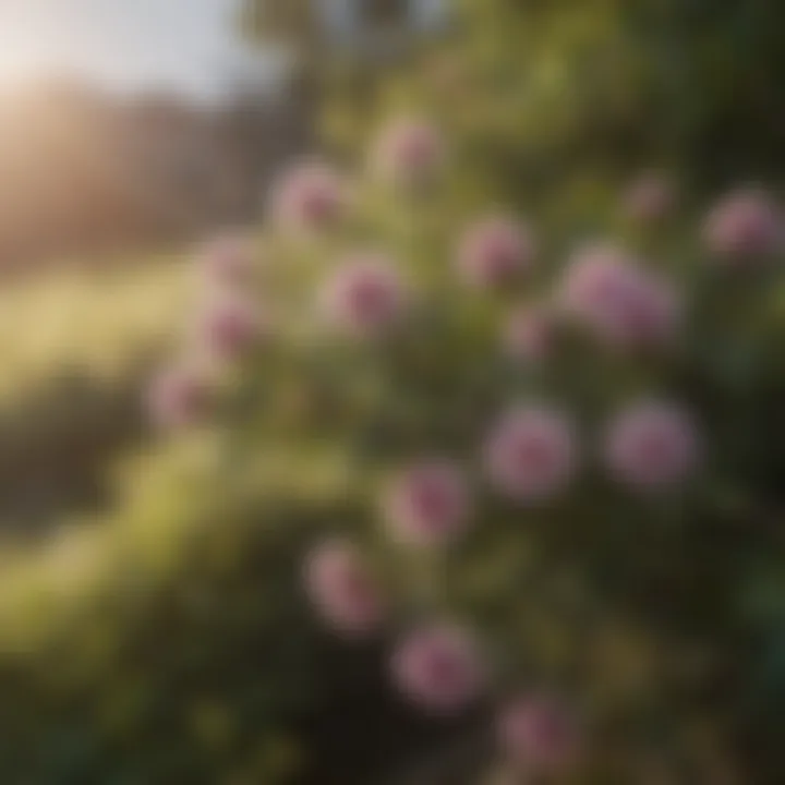 Close-up of a small bush in bloom